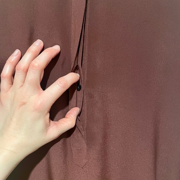 Madewell Silk Tunic Shirt Beautiful XXS - Picture 3 of 6